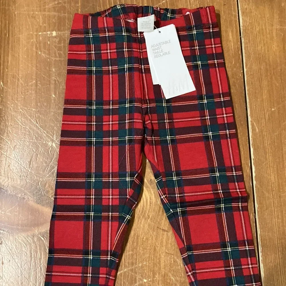 Plaid leggings